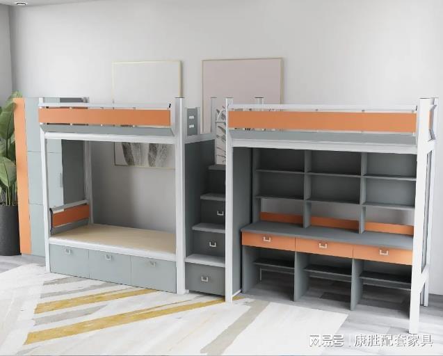 宿舍铁架子床款式图片及设计(图3)