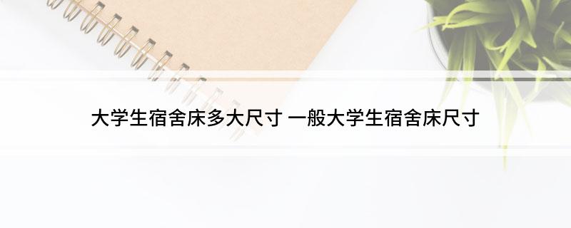 大学生宿舍床多大尺寸(图1)