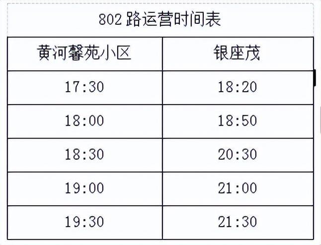 关于银座茂试营业至春节期间开通免费公交的公告(图2)