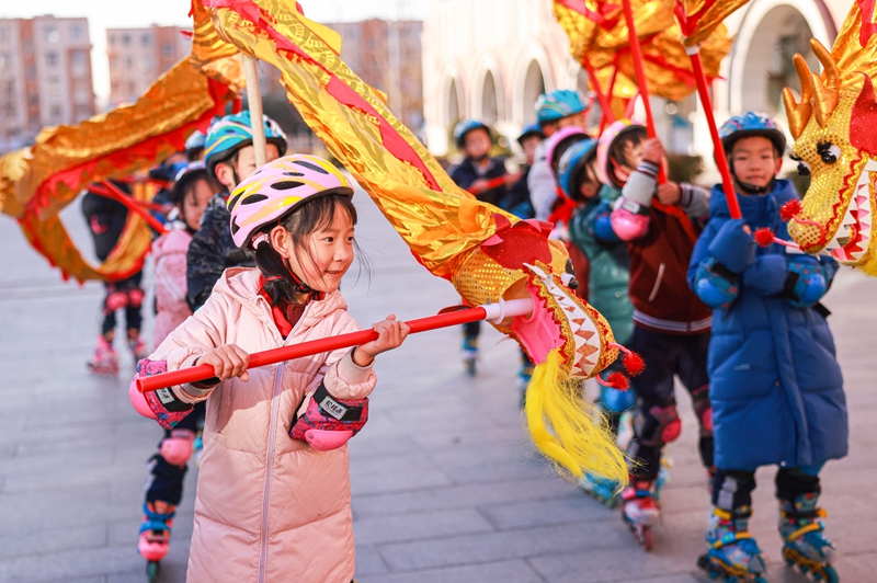多彩校园活动迎新年(图4)