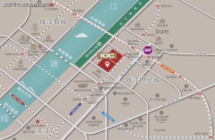 杭州奥体板块IOC潮鸿(2025年IOC潮鸿)营销中心售楼处楼盘详情-折扣优惠户型-价格-配套(图8)