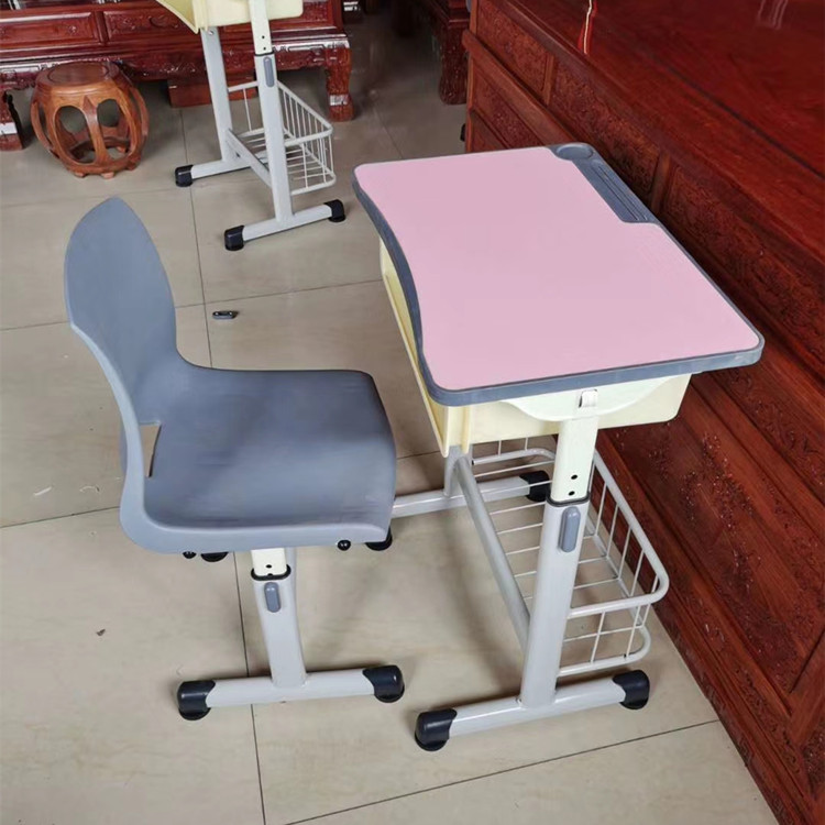 济南校用课桌椅厂家 安徽小学生课桌椅 学生靠背价格、电话、图片(图1)