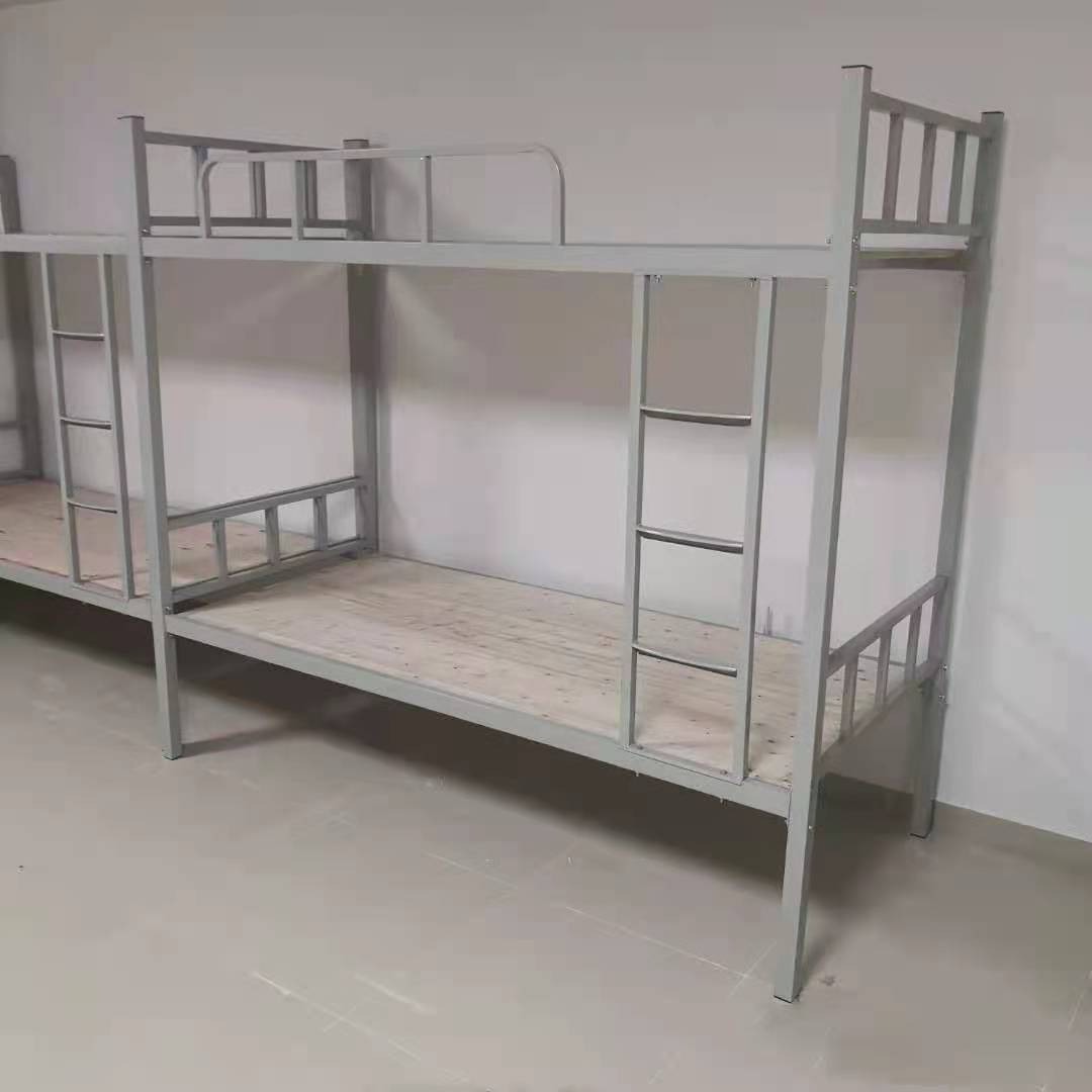 公寓床-上下铺铁床-学生宿舍双层铁床厂家-光彩家具官网(图1)