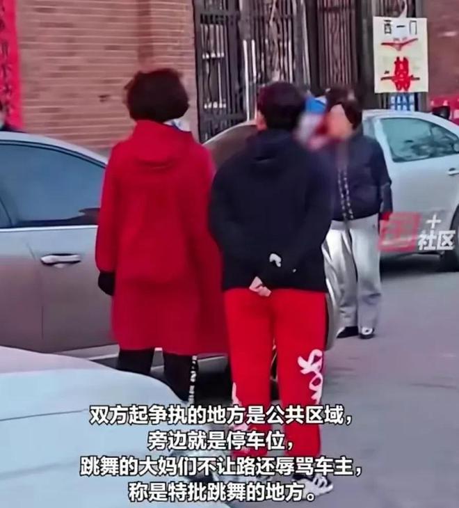 一群大妈当街跳舞挡路成功逼退路过女司机自称是特批的地方(图3)