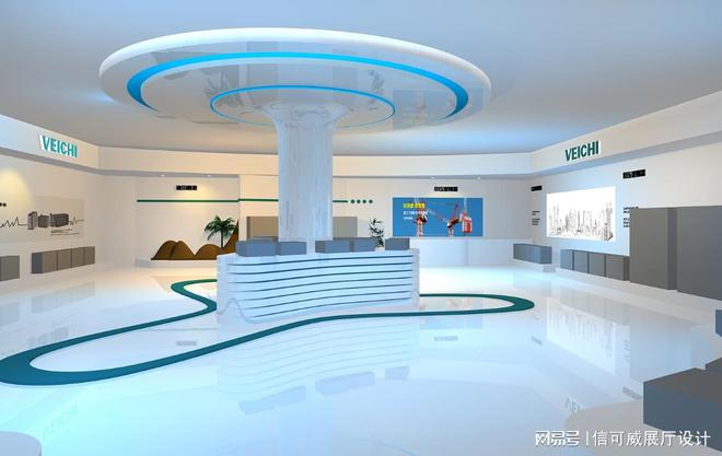 6个引人注目的企业展厅装修-深圳信可威(图6)