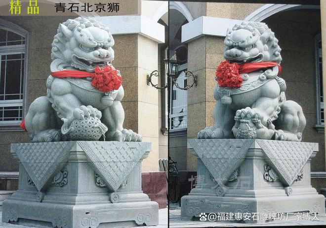 石狮子在乡村建筑中的装饰风格(图4)
