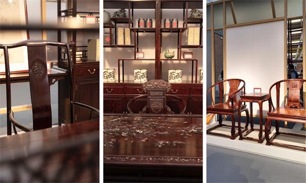 山东红木家具品牌巧夺天工青岛家具展实力圈粉(图1)