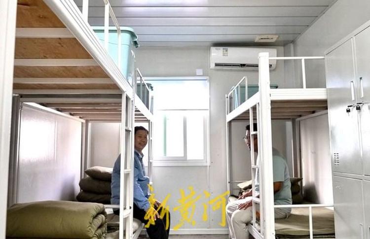 从工地到“家园”：济南黄河路桥让建设者住进“暖心家”_泉城新闻_大众网(图1)
