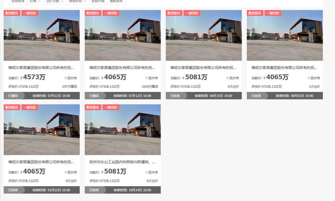 抚州市一个大型家具厂被拍卖起拍价4065万就成交(图3)