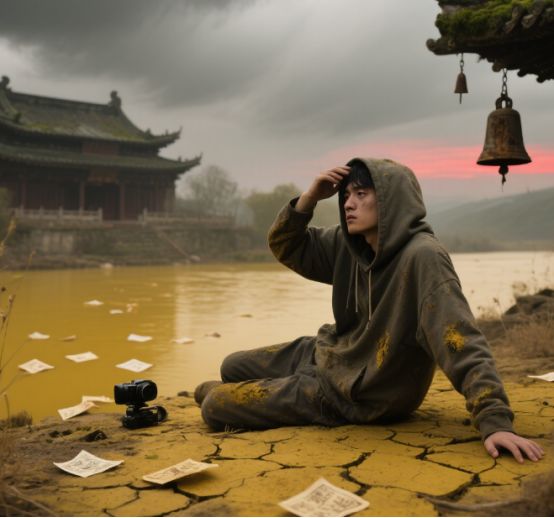 七月半博主带粉丝探险废弃宿舍玩四角游戏昏迷醒后：这是地府吗(图4)