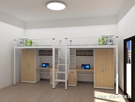 上床下桌公寓床厂家自由定制款式(图1)