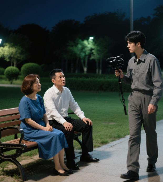 夫妻卖掉房子睡在公园椅子银行卡余额500万面对记者：活着太艰难(图1)