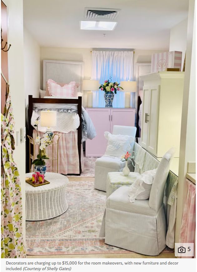 TikTok带火奢华宿舍：动辄上万元改造卷到家长破产！(图6)