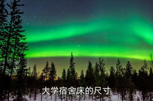 大学宿舍床大学寝室的床尺寸通常是多少大(图2)