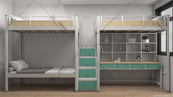 学生上下铺铁床定制批发厂家学校宿舍床采购指南(图1)