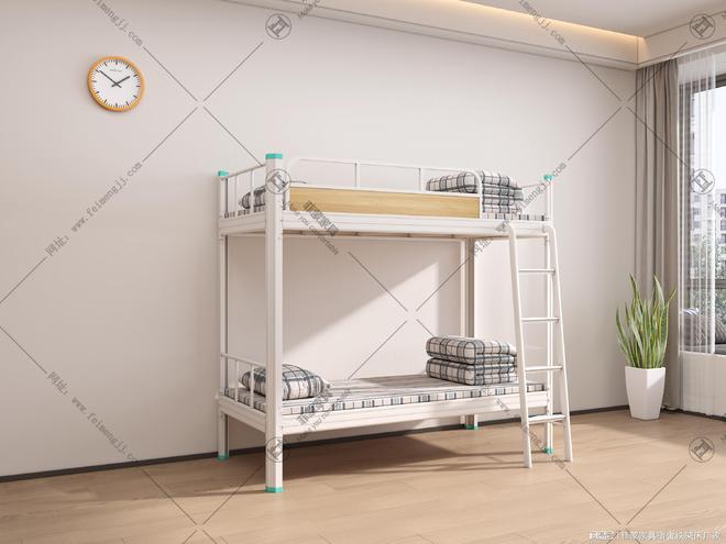 学生上下铺铁床定制批发厂家学校宿舍床采购指南(图2)