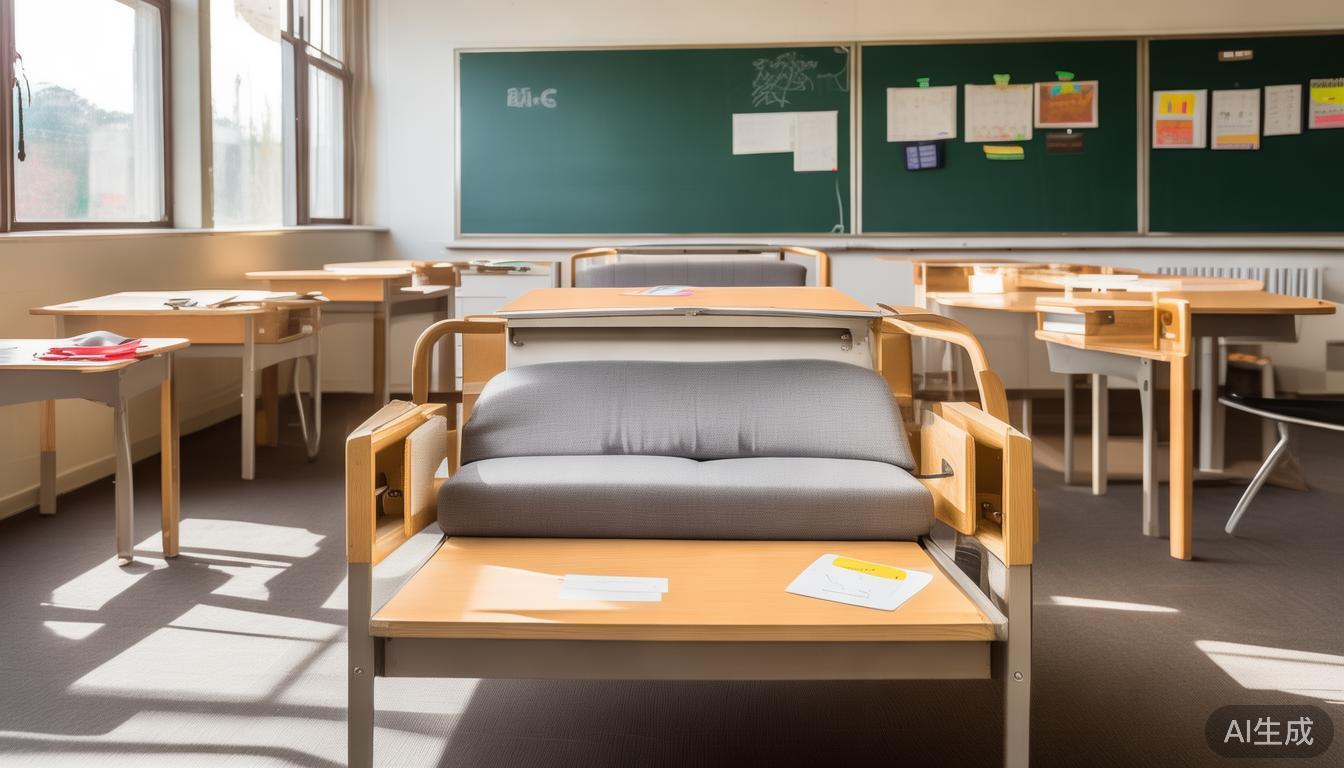 趴桌午休危害多？中小学生午休课桌椅通用标准即将实施(图1)