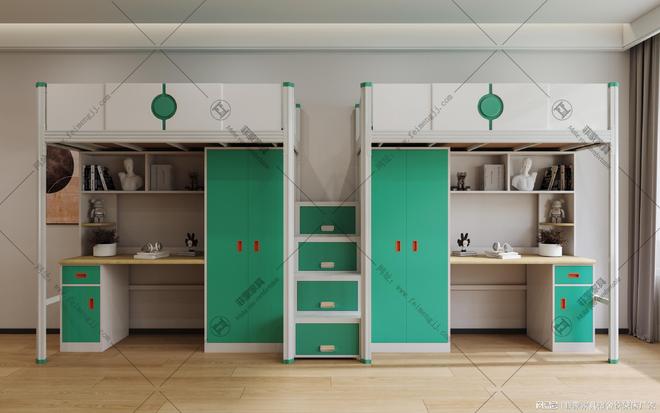 菲蒙铁床定制批发：学校宿舍上下铺铁床价格解析(图2)