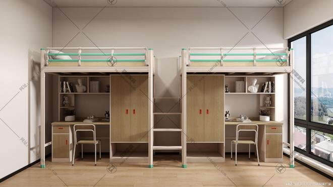 上下铺铁床定制批发厂家学生公寓床价格质量解析(图3)