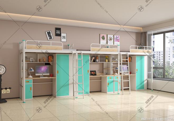 宿舍床定制批发厂家：上下铺铁床价格质量全解析(图3)