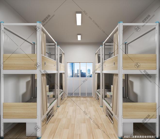 连体宿舍床批发厂家定制学校公寓铁架床价格解析(图2)