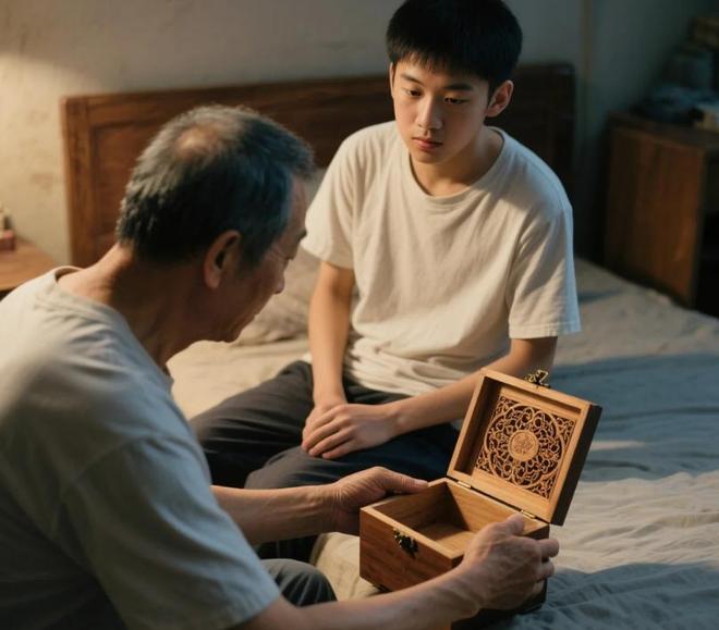 父亲去世只留下一堆“烂木头”儿子忍着恨意切开锯子落下懵了(图3)