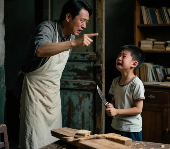 父亲去世只留下一堆“烂木头”儿子忍着恨意切开锯子落下懵了(图5)