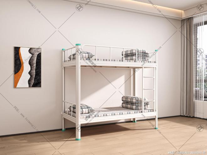 员工宿舍单人床定制批发菲蒙铁架床厂家直销(图3)