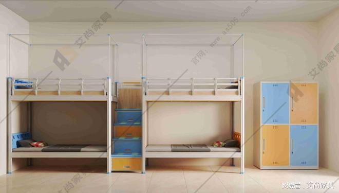 简约时尚员工宿舍床让宿舍环境更舒适！(图1)