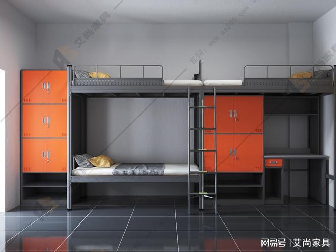 简约时尚员工宿舍床让宿舍环境更舒适！(图3)