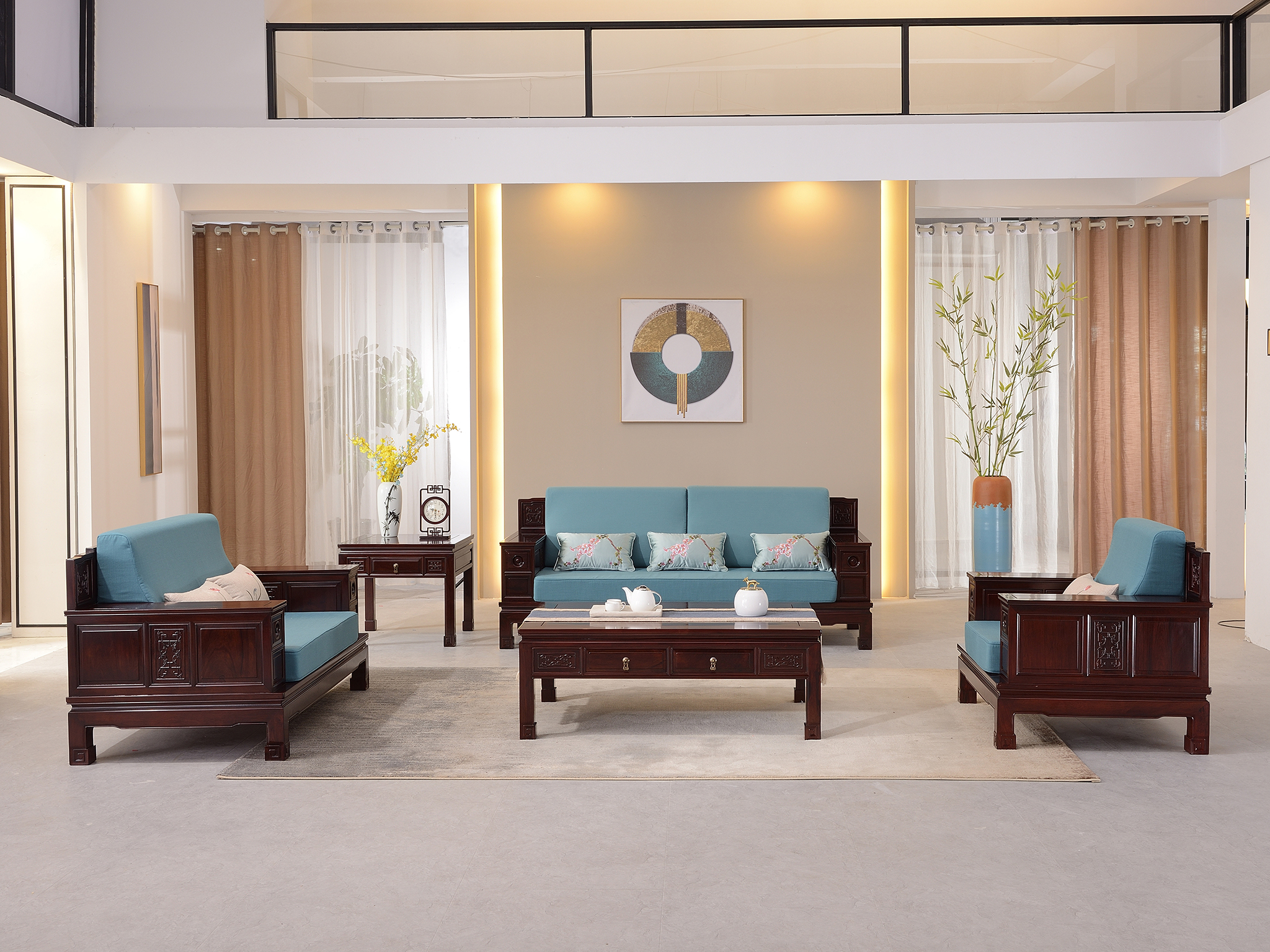 2026年红木家具实力厂家推荐：红木沙发茶几电视柜餐桌餐椅书柜衣柜玄关花架匠心工艺与收藏价值深度解析(图1)