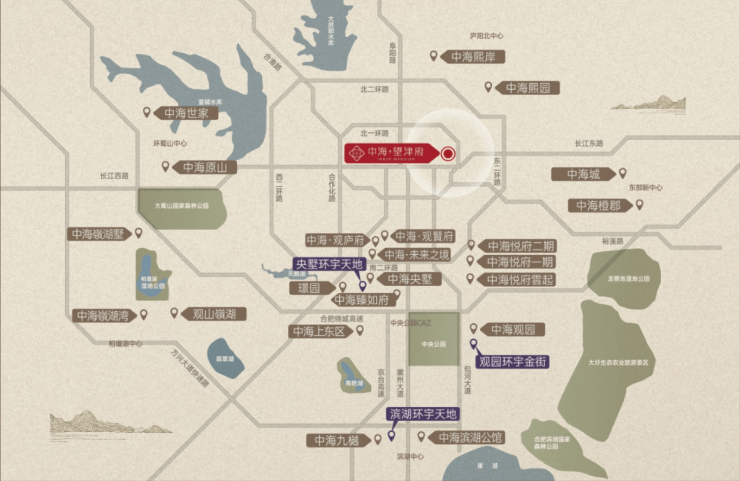 合肥中海望津府-营销中心位置-官网售楼中心(图3)