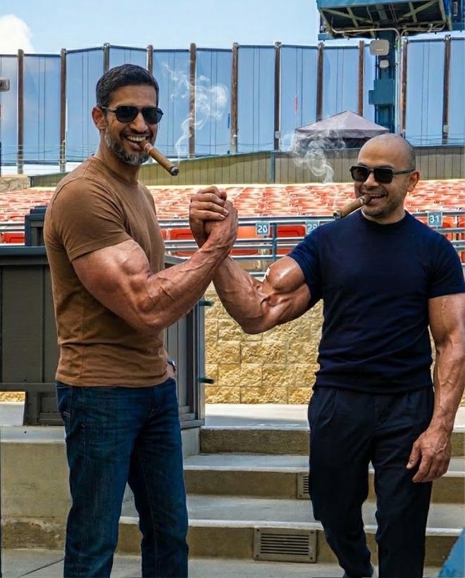 硅谷8巨头夜会遭「宿管阿姨」驱散？AI造假首次让「肉眼死亡」(图3)