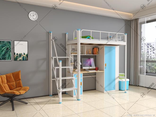 上下铺铁床批发定制厂家学生公寓床价格质量解析(图3)