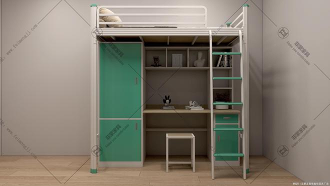 上下铺铁床批发价格_学生公寓床定制厂家报价(图1)