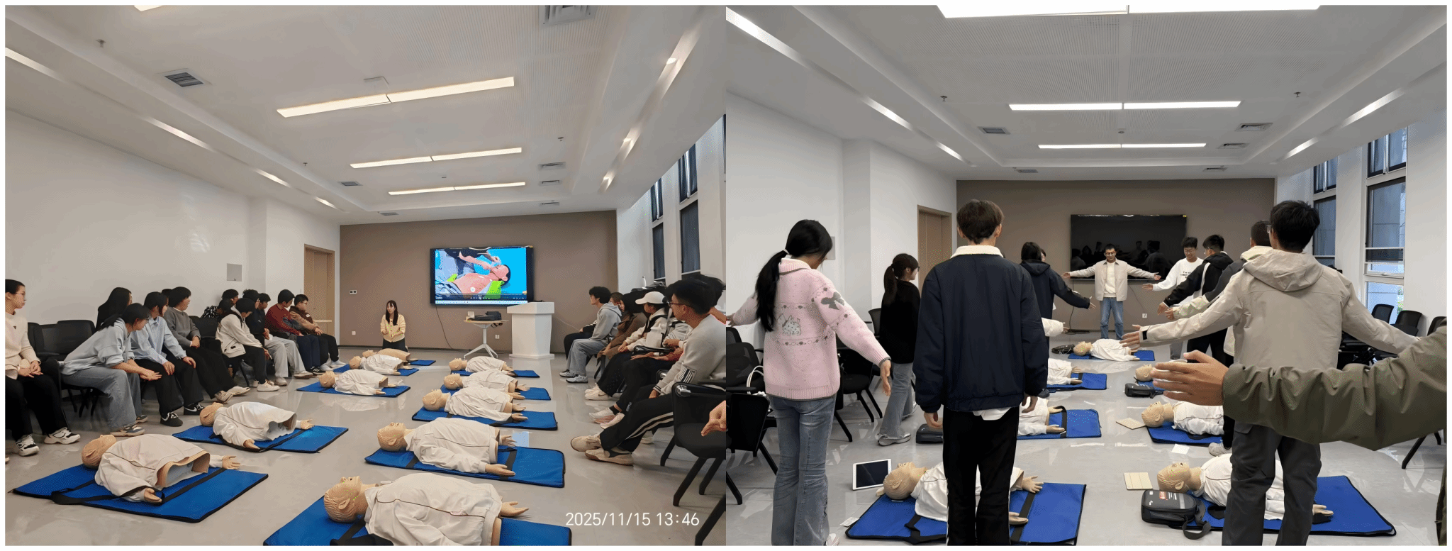 “救在身边·守护健康”——2025级本科新生宿舍安全员开展全覆盖急救培训(图4)