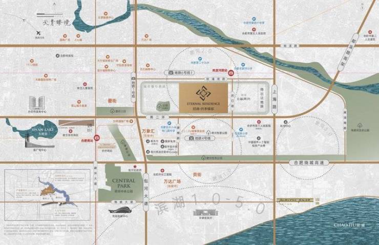 合肥招商四季臻邸周边配套商场超市学校医院银行交通 -搜狐焦点(图1)