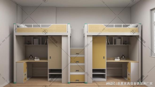 高低宿舍床生产厂家哪家好？2026年学生宿舍与员工用床指(图2)