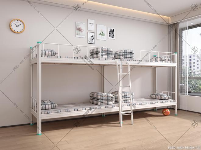 学生公寓床定制批发厂家上下铺铁床价格质量解析(图1)