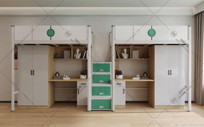 学生公寓床定制批发厂家上下铺铁床价格质量解析(图2)